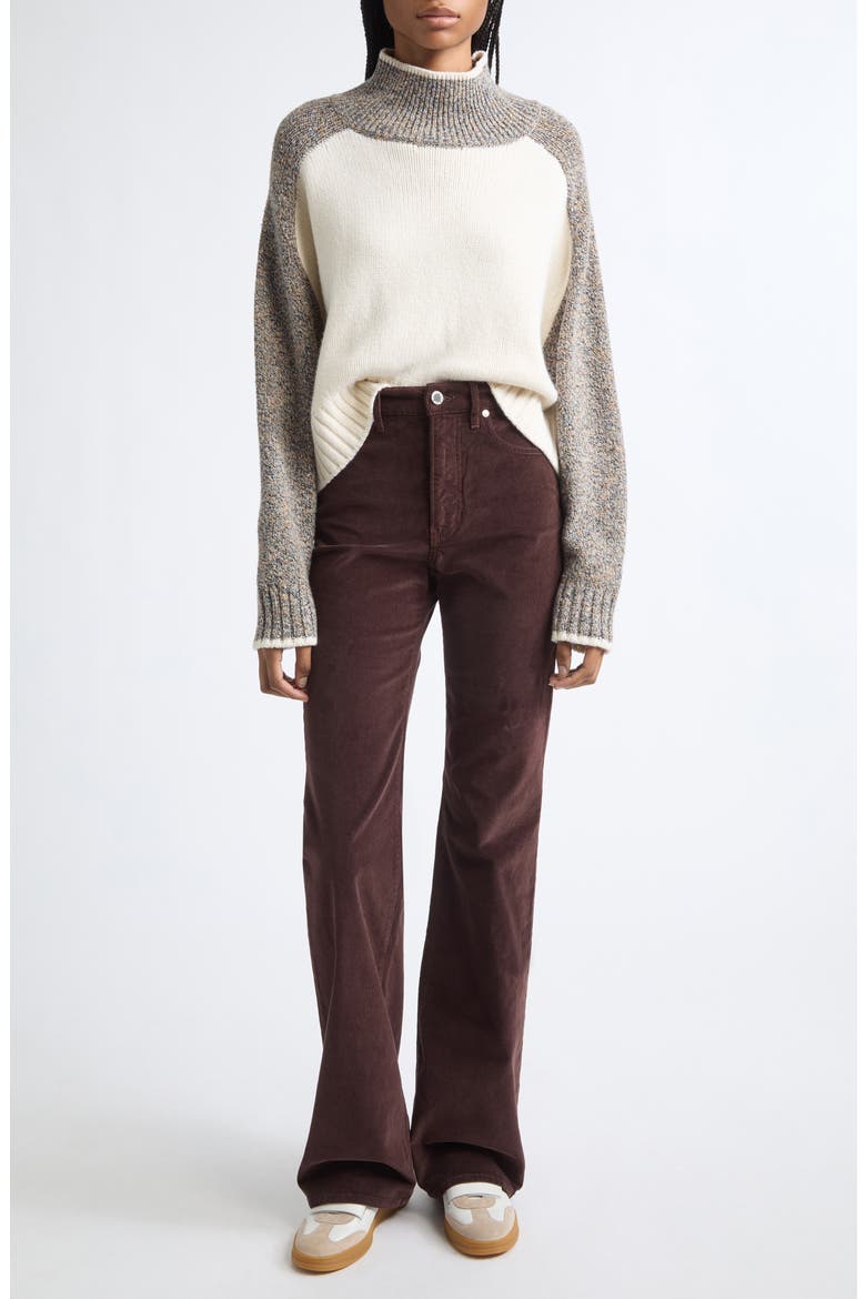 Malachi Wool Blend Sweater, Alternate, color, OATMEAL MELANGE MULTI