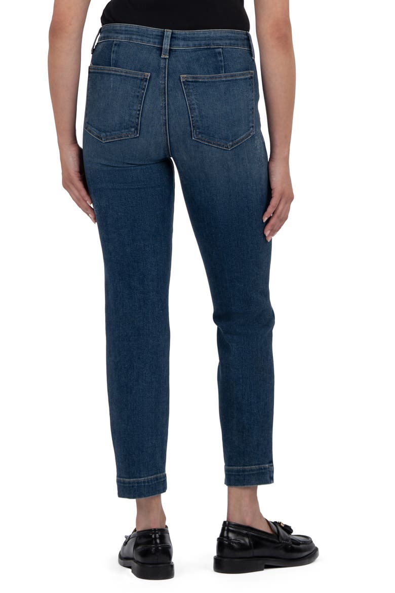 Reese Ankle Slim Straight Leg Utility Jeans, Alternate, color, INTERWINED