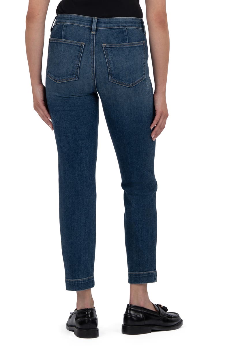 KUT from the Kloth Reese Ankle Slim Straight Leg Utility Jeans, Alternate, color, Intertwined