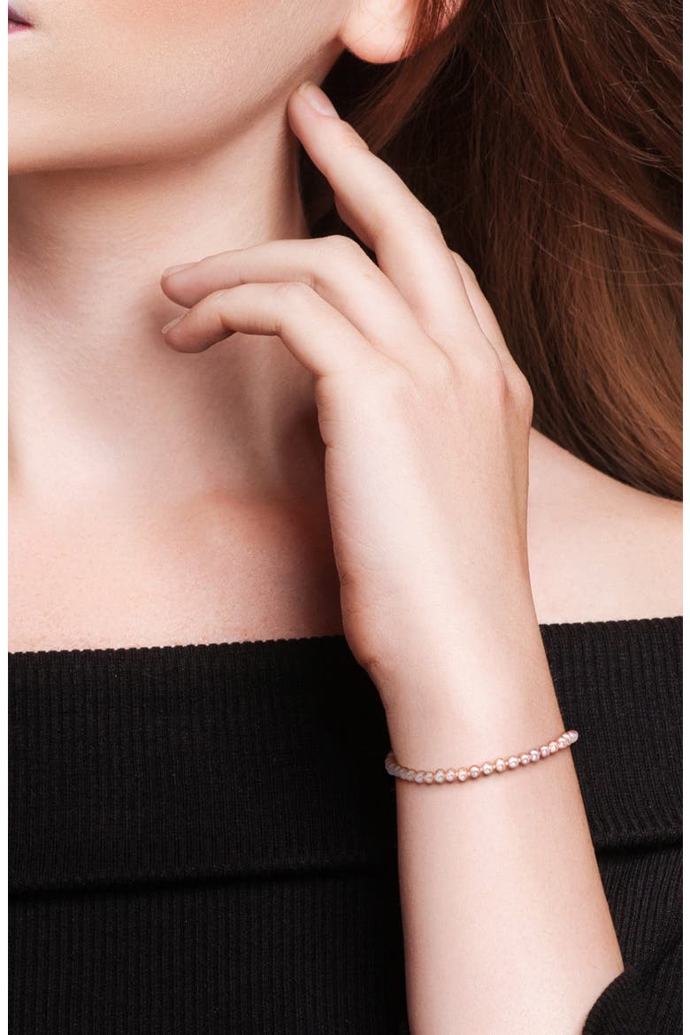 Cultured Freshwater Pearl Bracelet, Alternate, color, PINK
