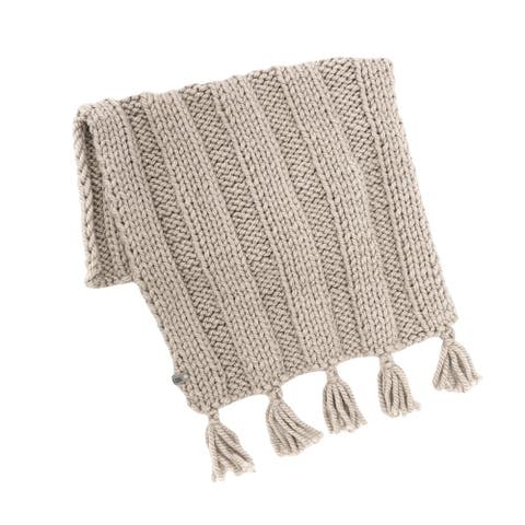 Boho Hand-Knitted Baby Blanket