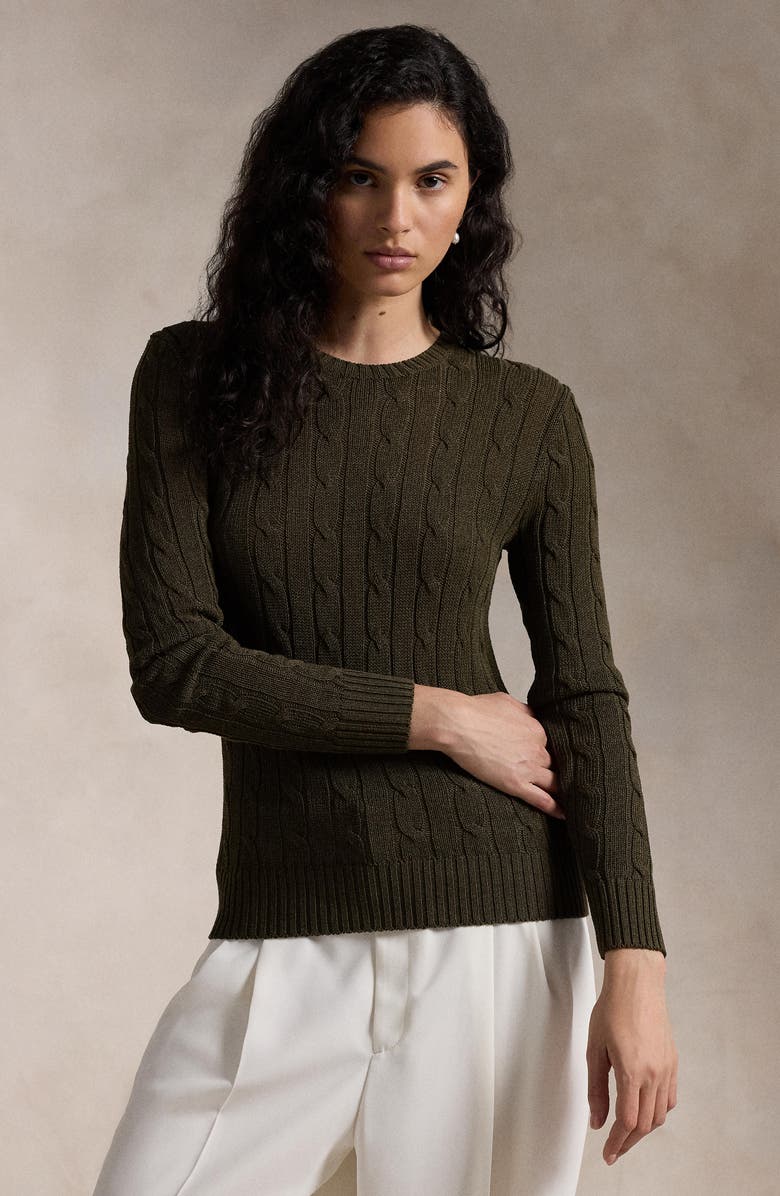 Polo Ralph Lauren Cable Stitch Sweater, Alternate, color,