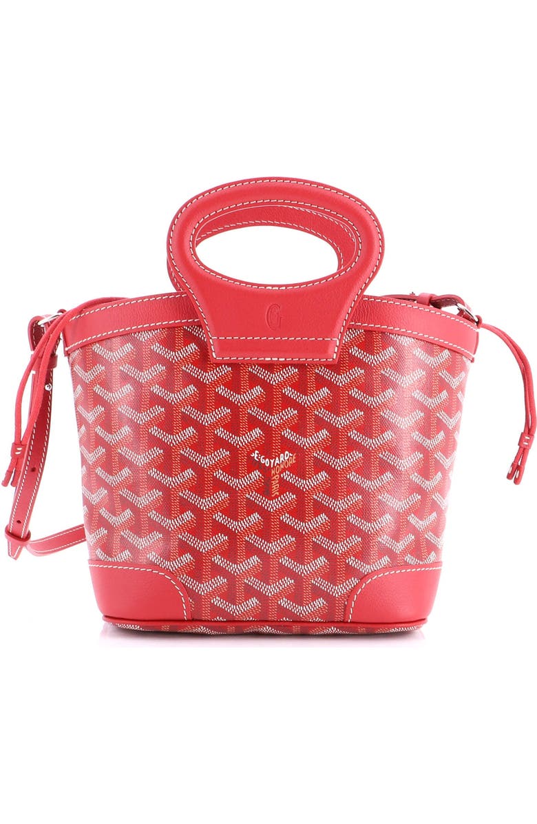 Pre-Owned Goyard Beluga Bag Coated Canvas Mini, Alternate, color, Red