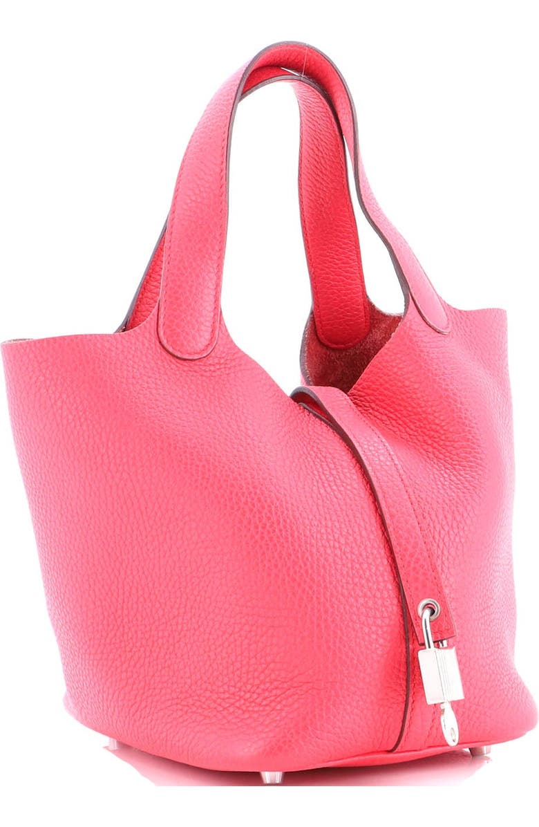 Pre-Owned Hermes Picotin Lock Bag Clemence PM, Alternate, color, Rose Mexico