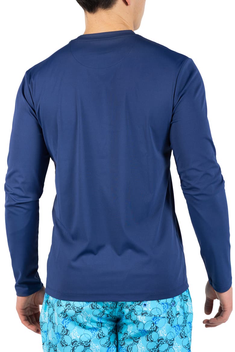 SPF 30+ Long Sleeve Rashguard, Alternate, color, NAVY
