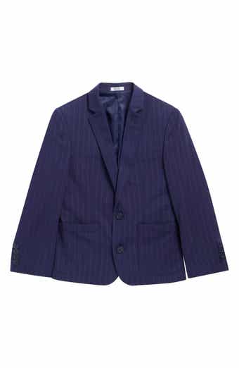 Kids' Subtle Pinstripe Stretch Blazer