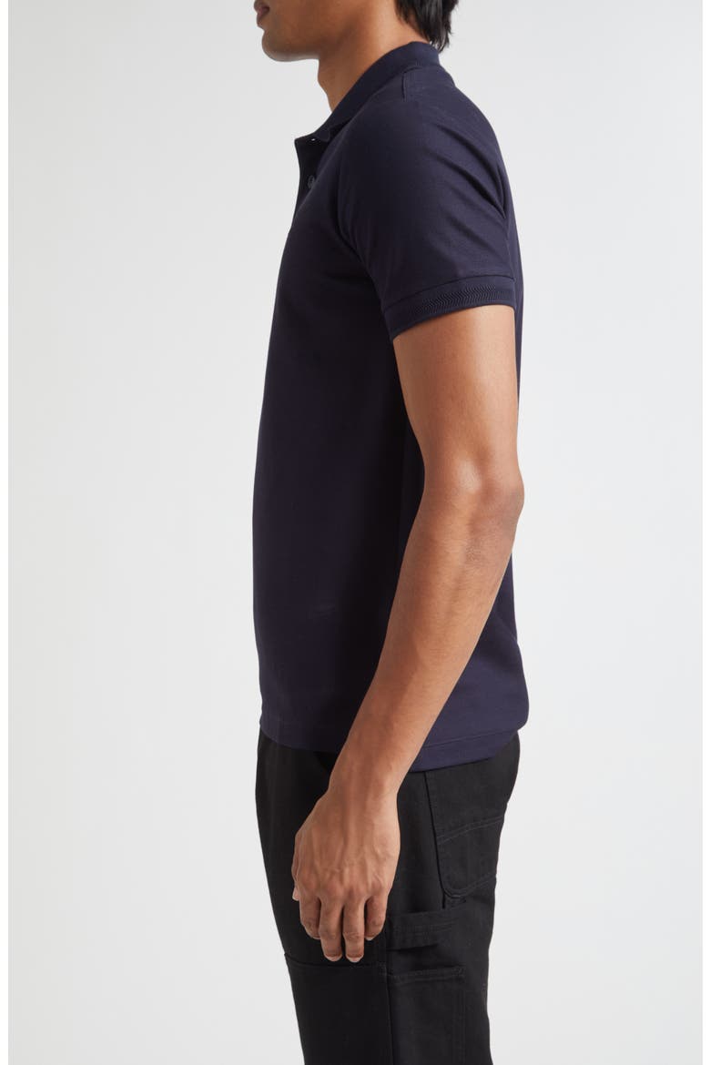 Eddie EKD Embroidered Cotton Piqué Polo, Alternate, color, COAL BLUE