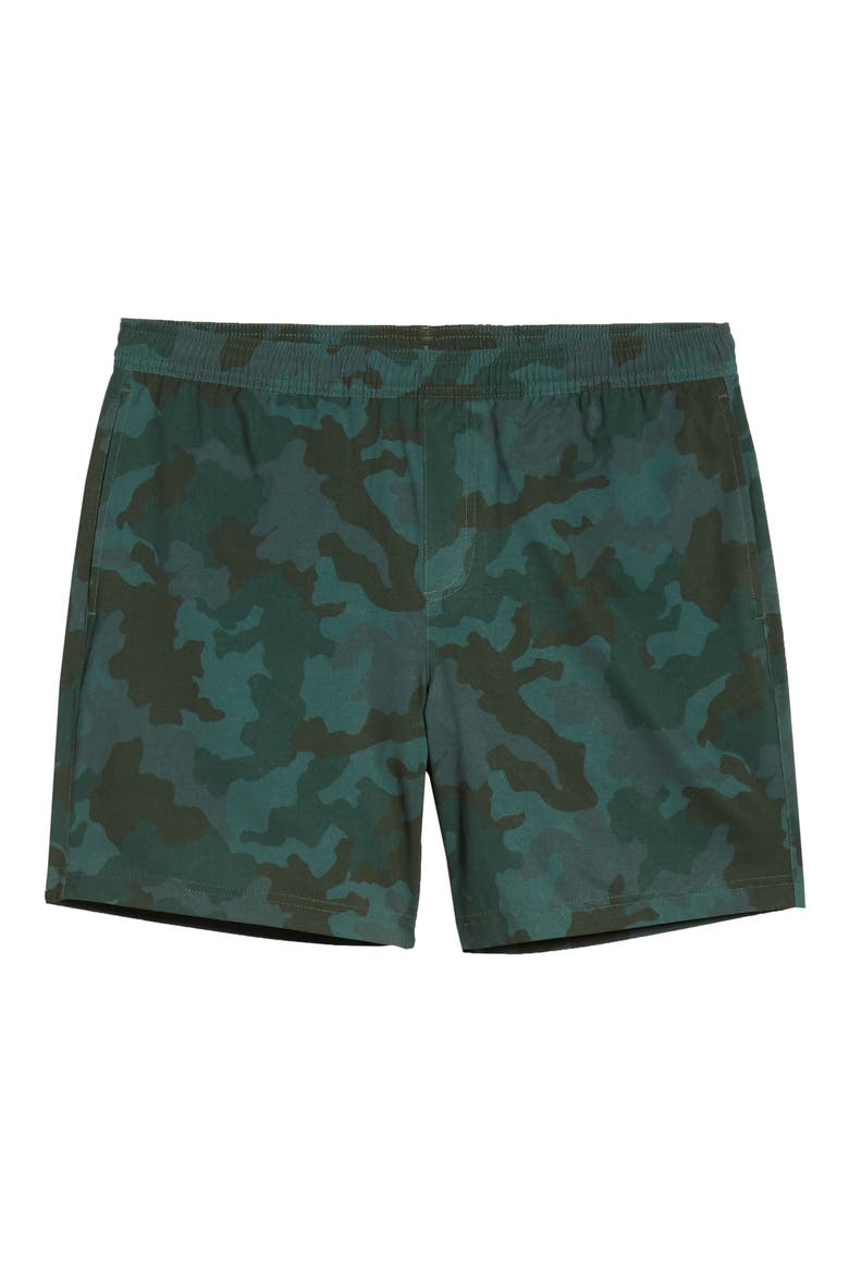 The You Can't See Mes Shorts, Alternate, color, DARK GREEN
