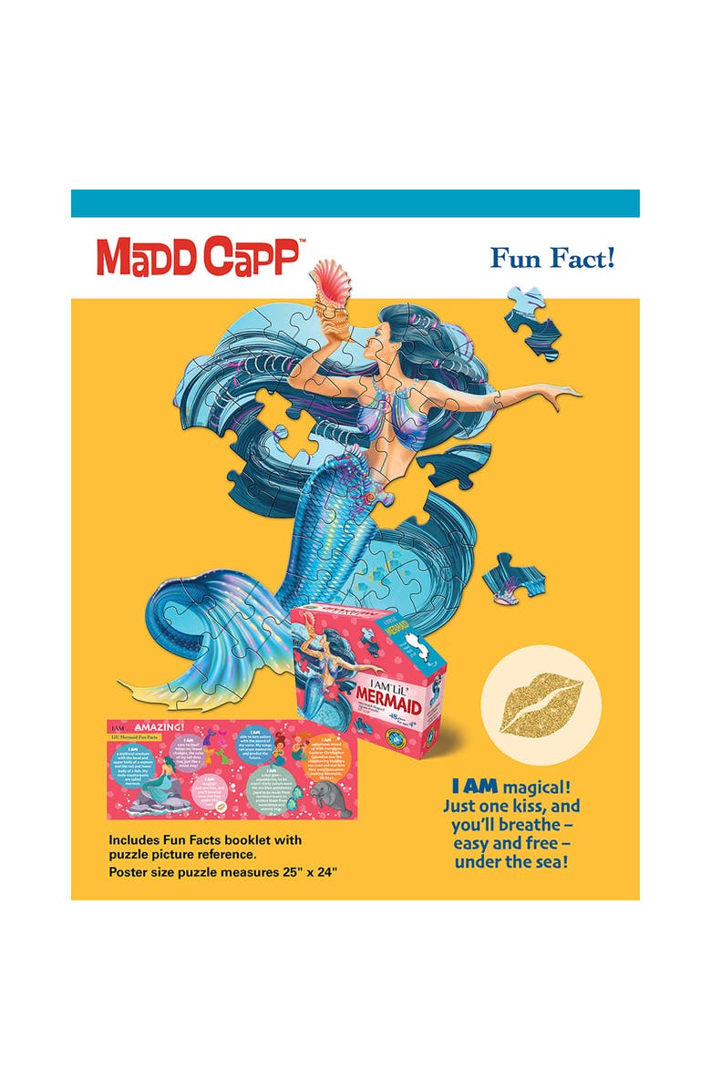 Madd Capp I Am Lil Mermaid 48 Piece Jigsaw Puzzle, Alternate, color, Multicolored