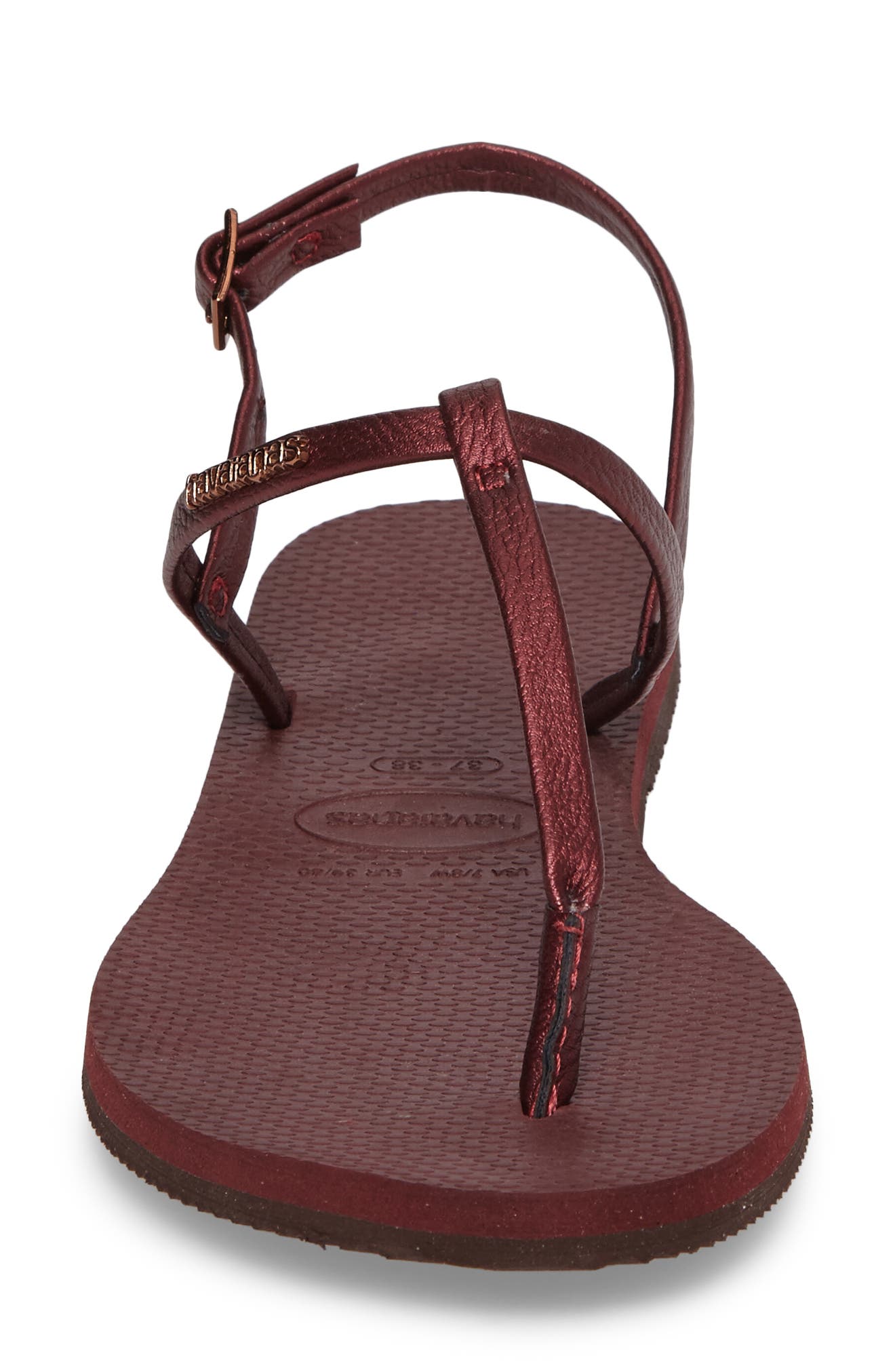 You Riviera Sandal, Alternate, color, GRAPE WINE