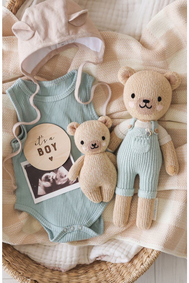 Baby Honey Bear Stuffed Animal, Alternate, color, BROWN