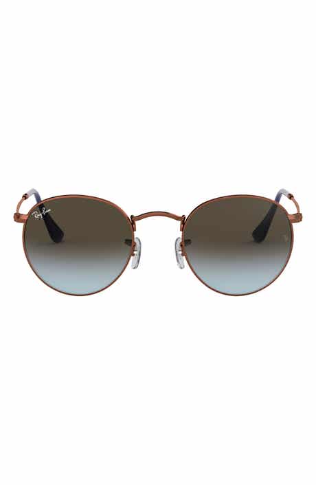 47mm Gradient Round Sunglasses