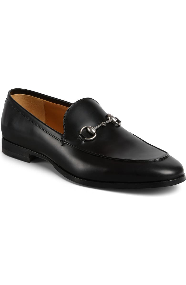Gucci Next Apron Toe Bit Loafer, Main, color, Black/ Black