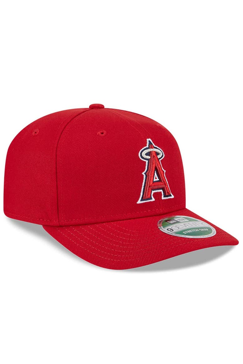 Men's New Era  Red Los Angeles Angels Player Replica 9SEVENTY Adjustable Hat, Alternate, color, Red