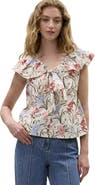 Rebecca Taylor Acosanti Floral Top