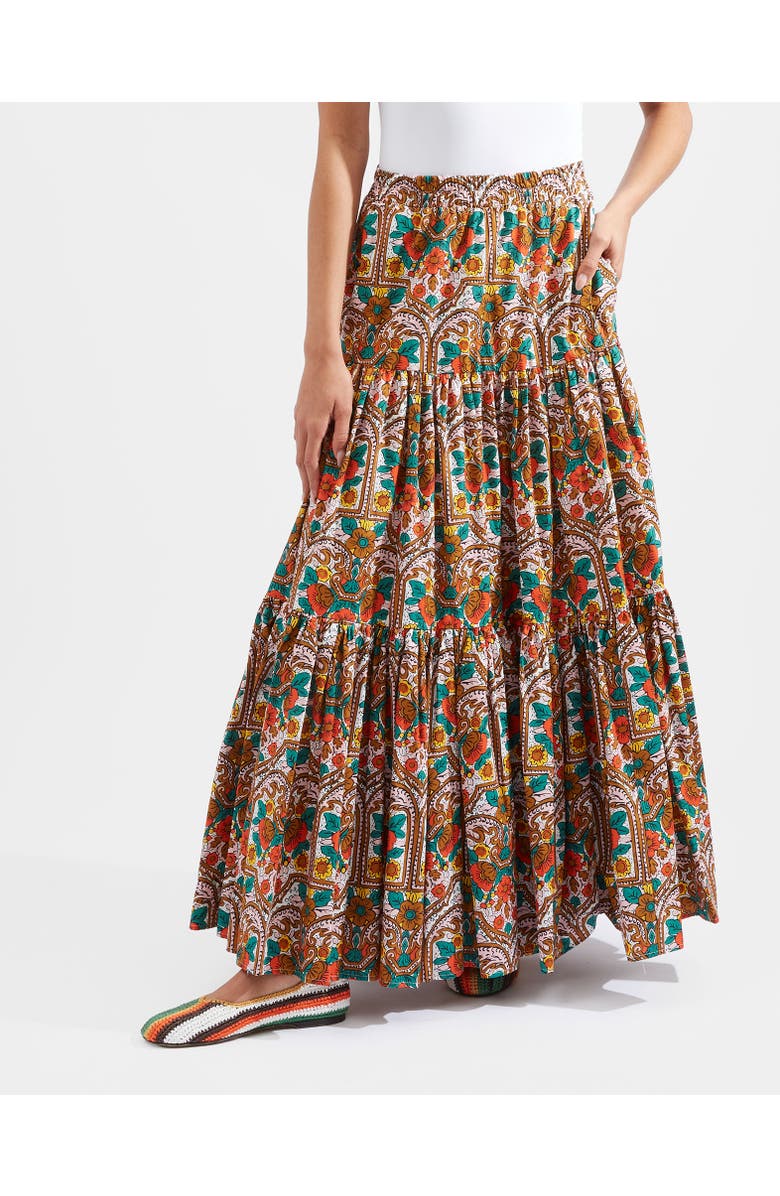 La DoubleJ Big Skirt Corte White Rust, Alternate, color, Corte White Rust