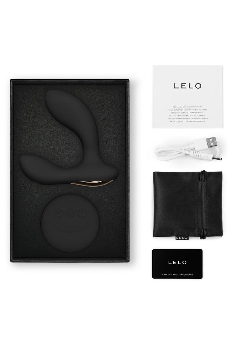 LELO Hugo 2 Remote Controlled Prostate Massager, Alternate, color, Black