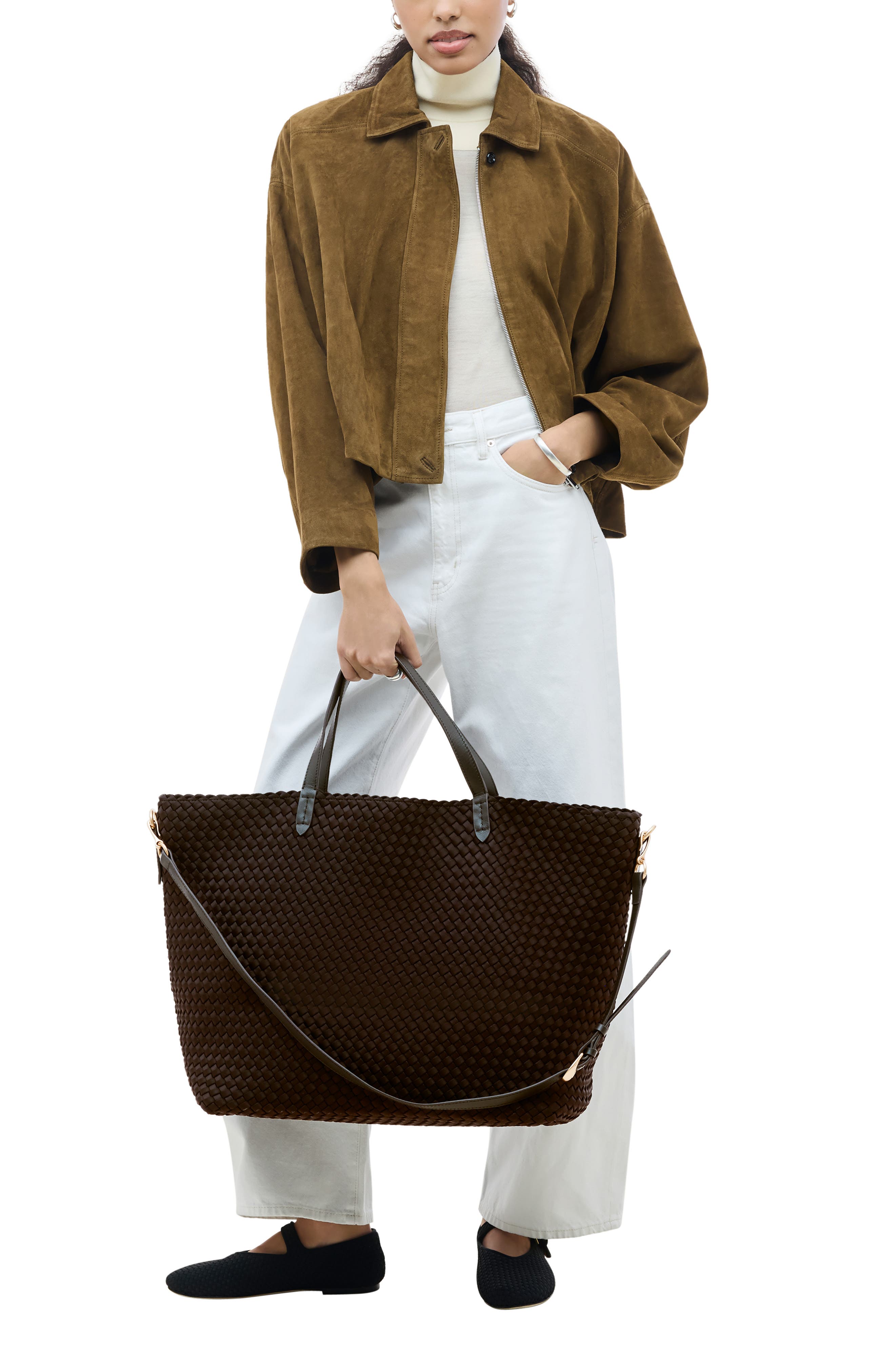 Geneva Weekender Tote, Alternate, color, CHOCOLATE