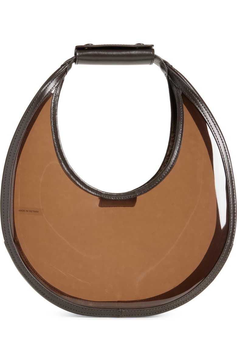 STAUD Moon Transparent Top Handle Tote, Main, color,