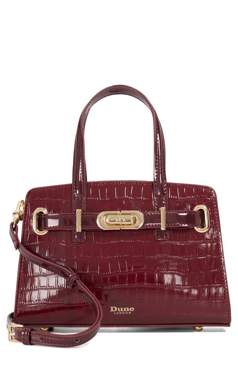 Dinkydefine Croc Embossed Tote