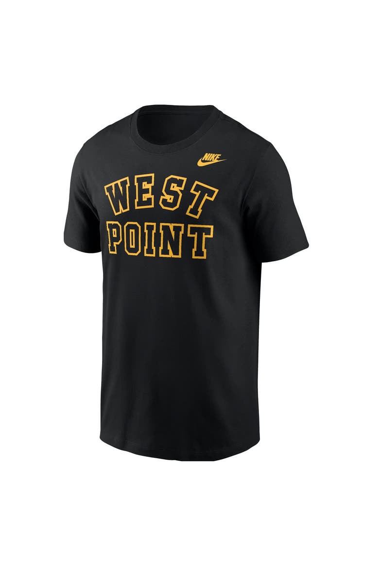 Men's Nike Black Army Black Knights Wordmark West Point Classic Collection T-Shirt, Alternate, color, Black