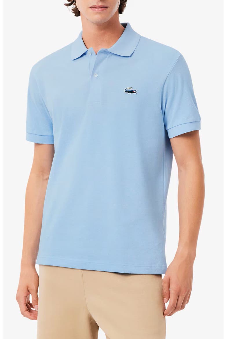 Classic Fit Landscape Crocodile Cotton Piqué Polo (Men) | Nordstrom