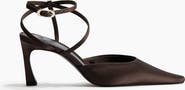 H&M Pointed Satin Court Shoes