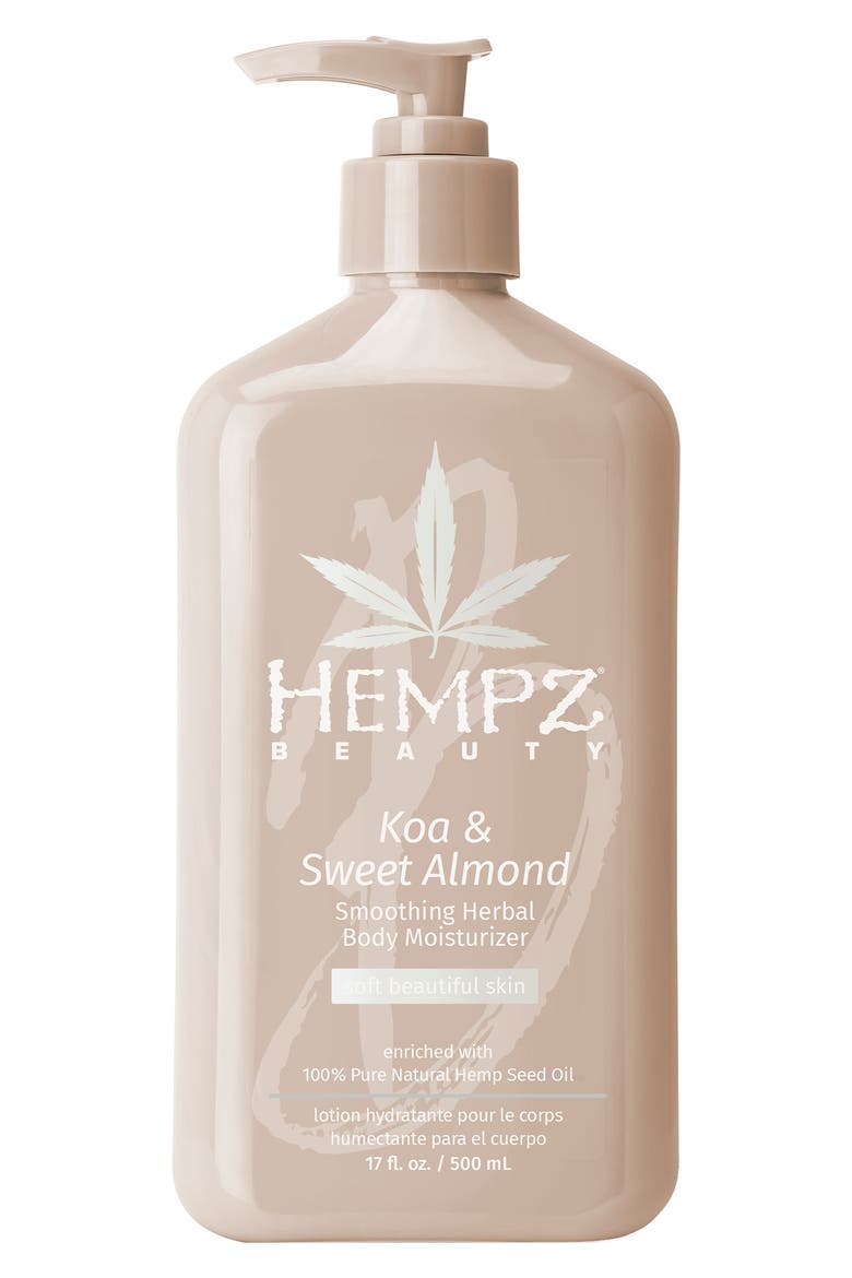 Smoothing Koa and Sweet Almond Herbal Body Moisturizer - 17 fl. oz., Main, color, NO COLOR