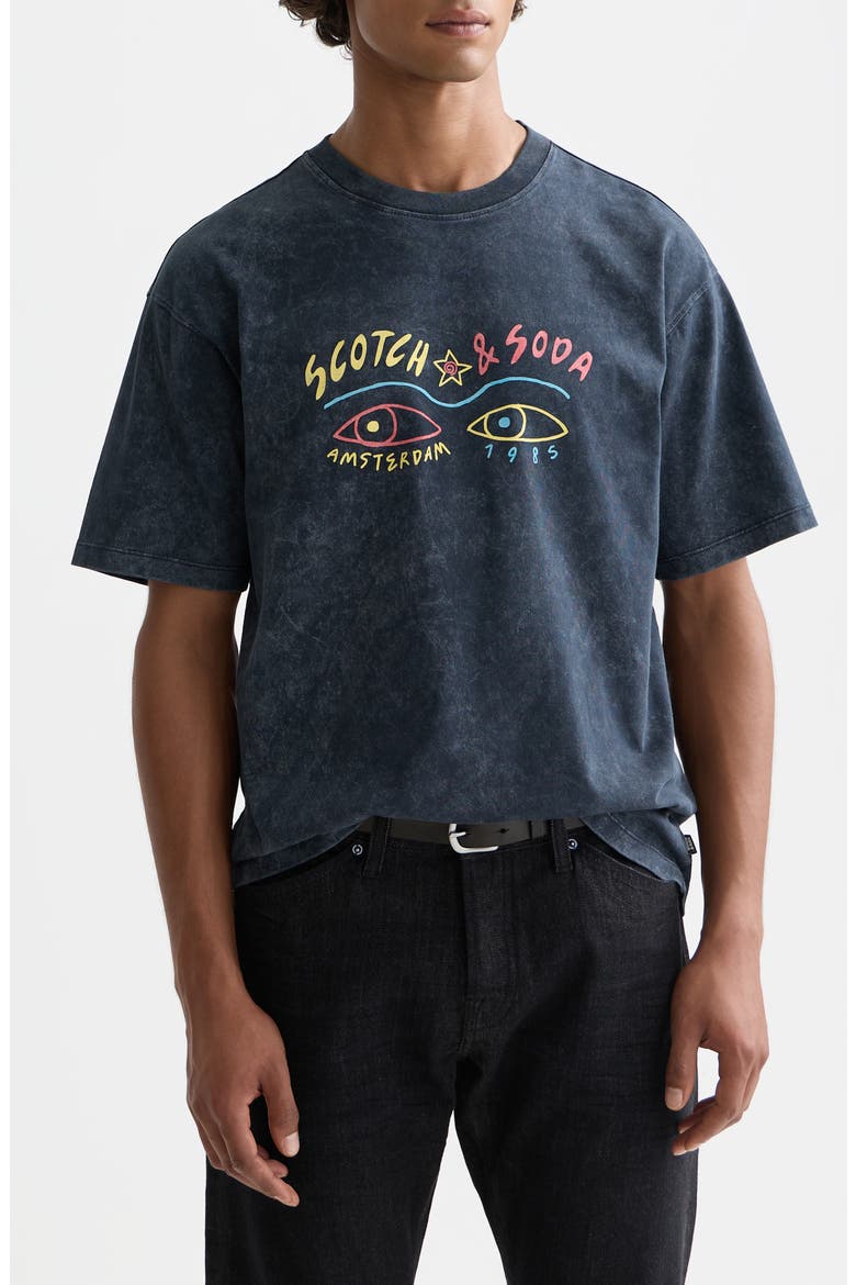 Logo Graphic T-Shirt, Main, color, CARBON