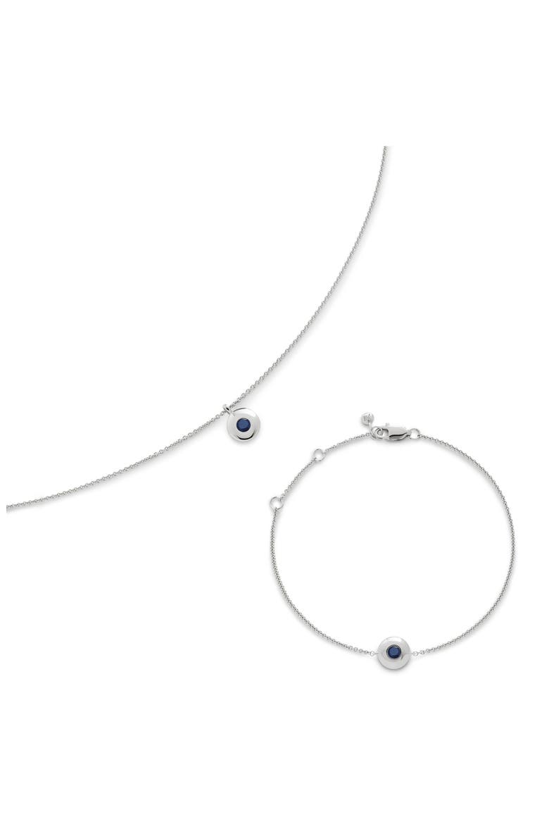 September Birthstone Blue Sapphire Bracelet, Alternate, color, SS/ BLUE SAPPHIRE