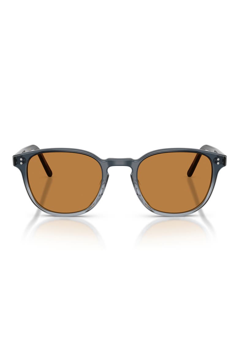 49mm Fairmont Phantos Sunglasses, Main, color, TWILIGHT GRADIENT / COGNAC