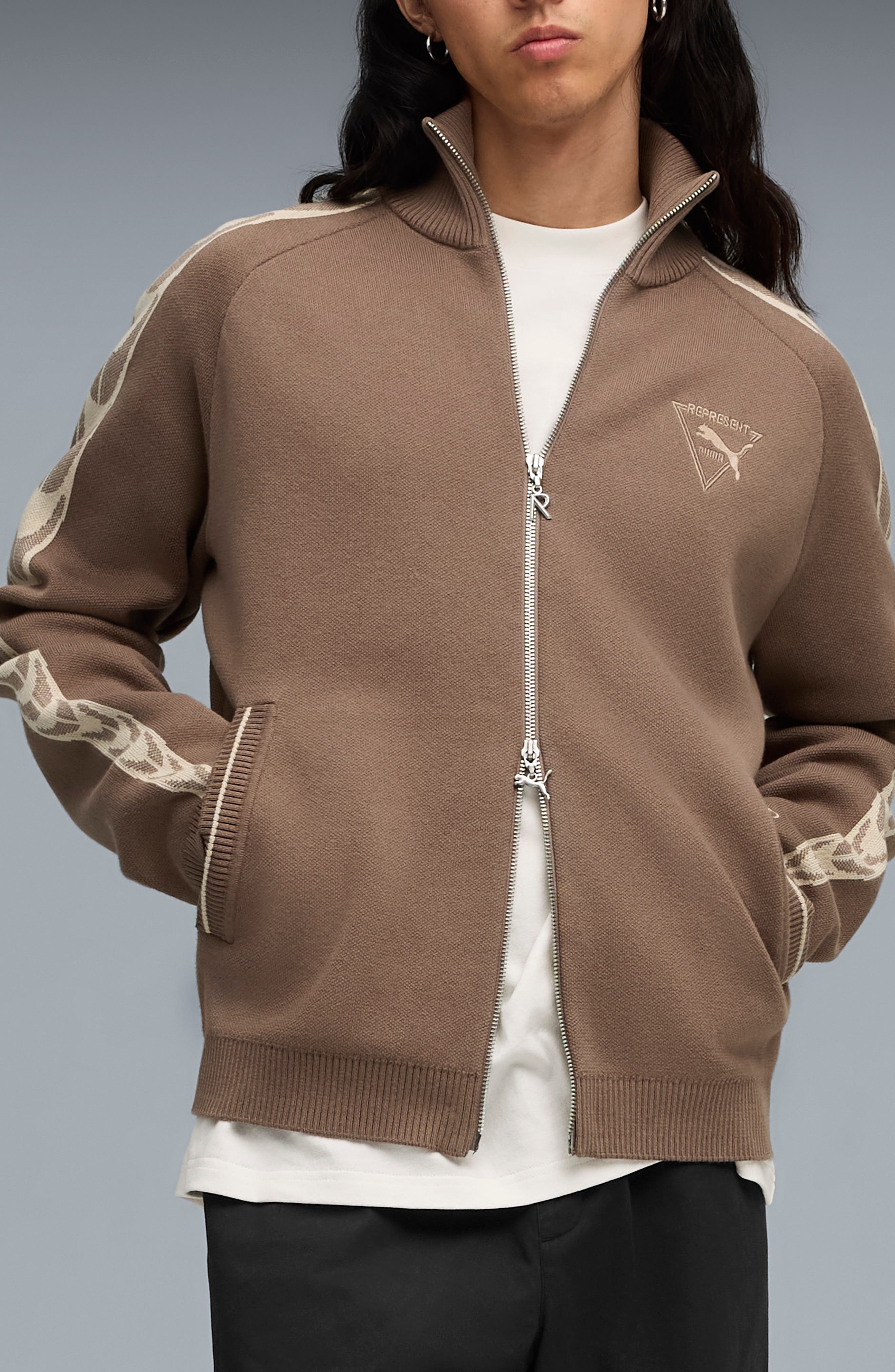 PUMA x Represent Zip-Up Cardigan