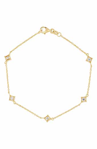 Icon 18k Gold Diamond Line Bracelet