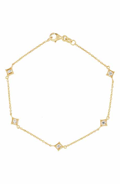Icon 18k Gold Diamond Line Bracelet