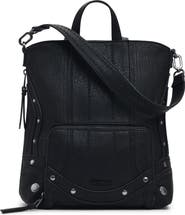 Desigual Mini Embroidered Faux Leather Backpack