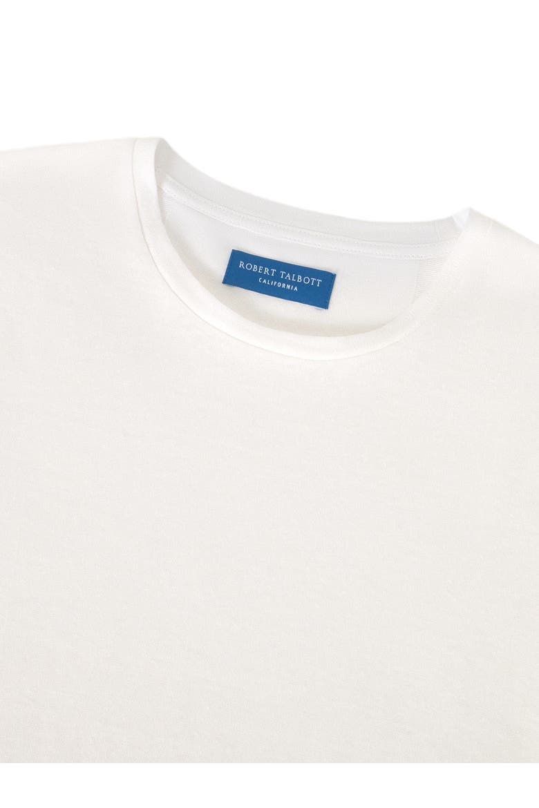 Davis Pique Linen Tee, Alternate, color, White