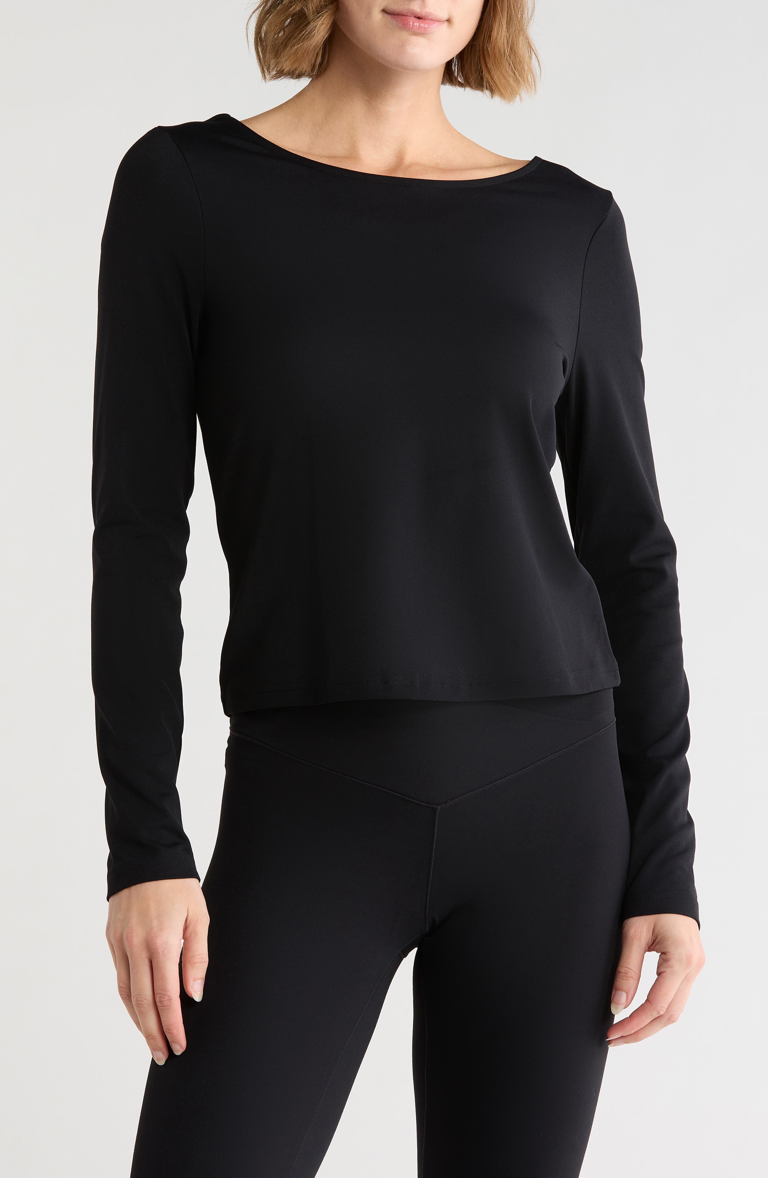 Serenity Twist Back Long Sleeve Tee