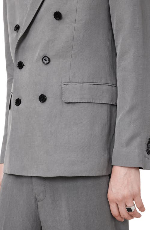 Allsaints Orpheus Blazer In Machine Grey