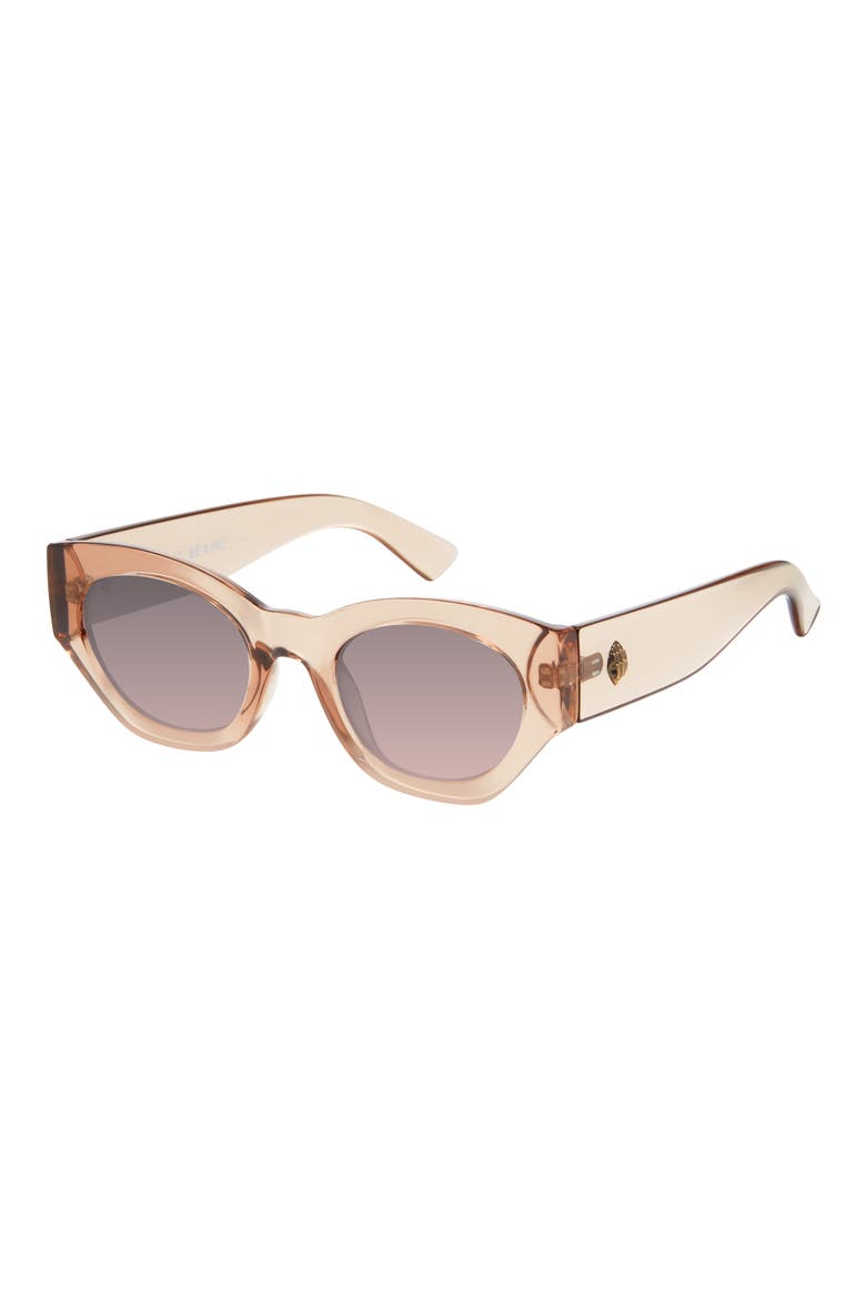52mm Cat Eye Sunglasses, Alternate, color, SAND CRYSTAL