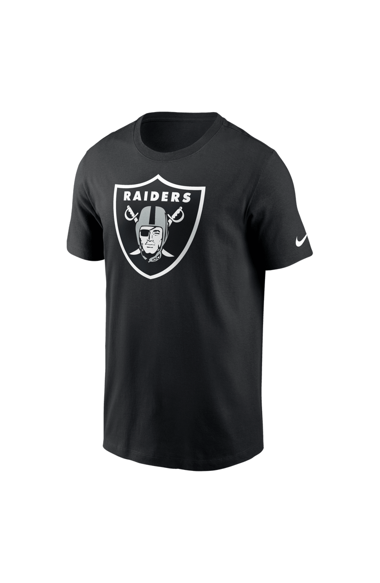 Nike Men's Nike Black Las Vegas Raiders Essential Logo T-Shirt, Alternate, color, Black