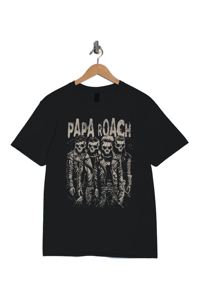 Papa Roach Born Graphic T-Shirt, Alternate, color, BLACK