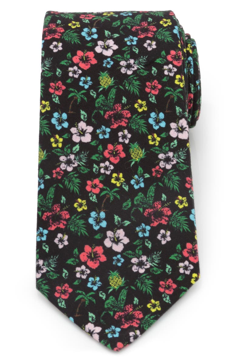 Cufflinks, Inc. Tropical Cotton Tie, Main, color,