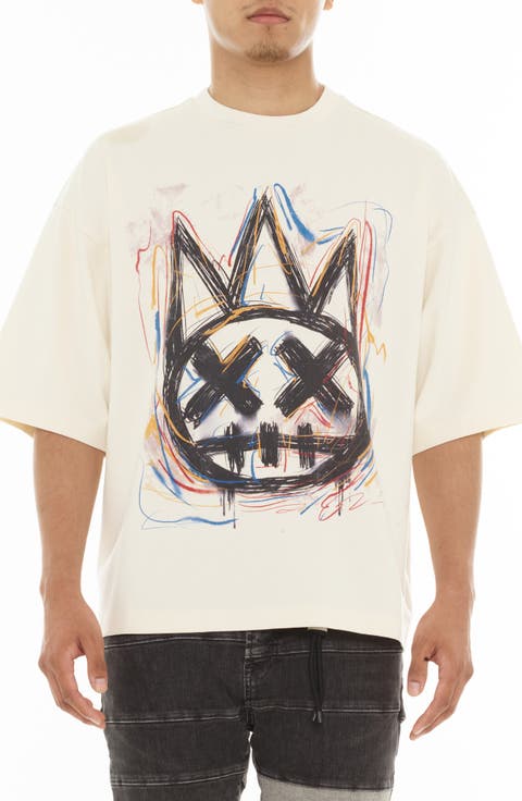 Oversized Cotton Graphic T-Shirt