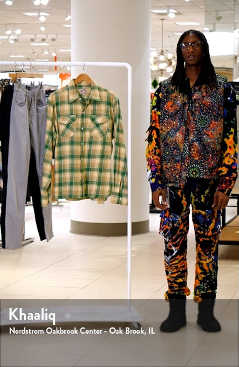 Washed Flannel Button-Up Work Shirt, sales video thumbnail