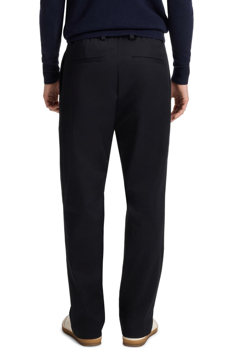 BOSS x Beckham Pleated Cotton Stretch Twill Dress Pants, Alternate, color, 