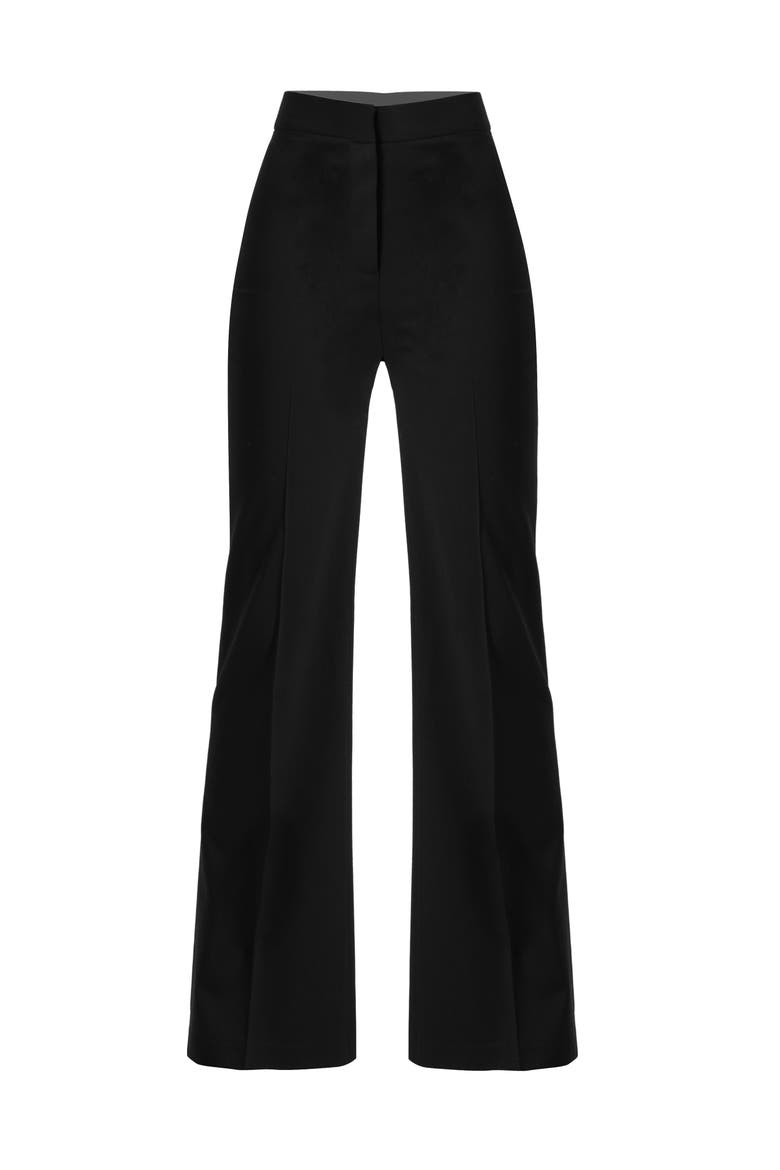 Classic Tailored Straight-Leg Pants, Alternate, color, Black