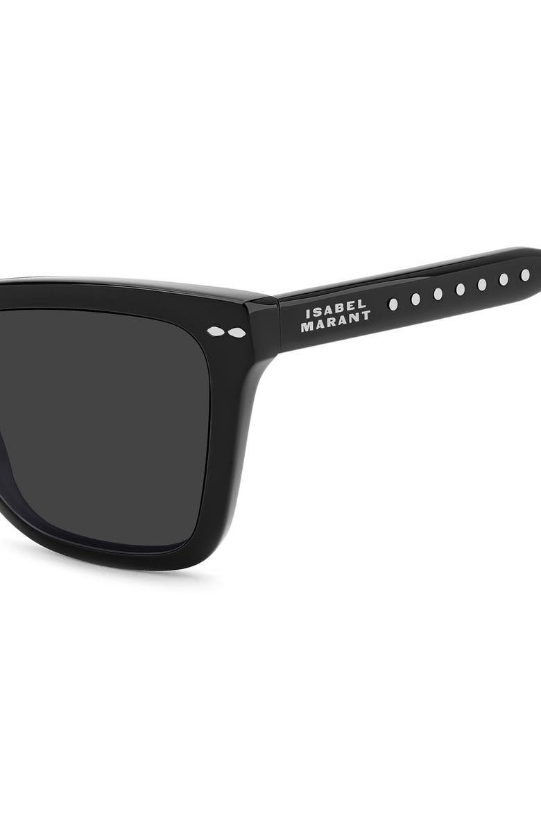 Isabel Marant 55mm Cat Eye Sunglasses, Alternate, color, Black/ Grey