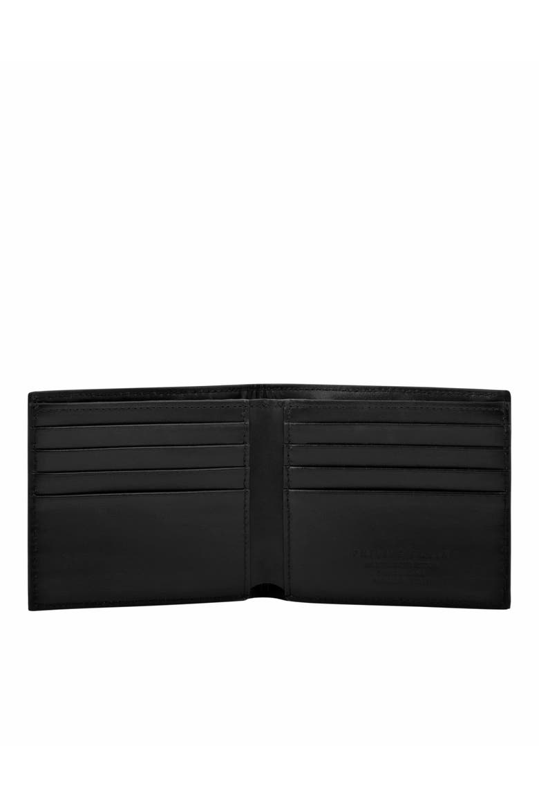 French Wallet Hexagon Men, Alternate, color, black