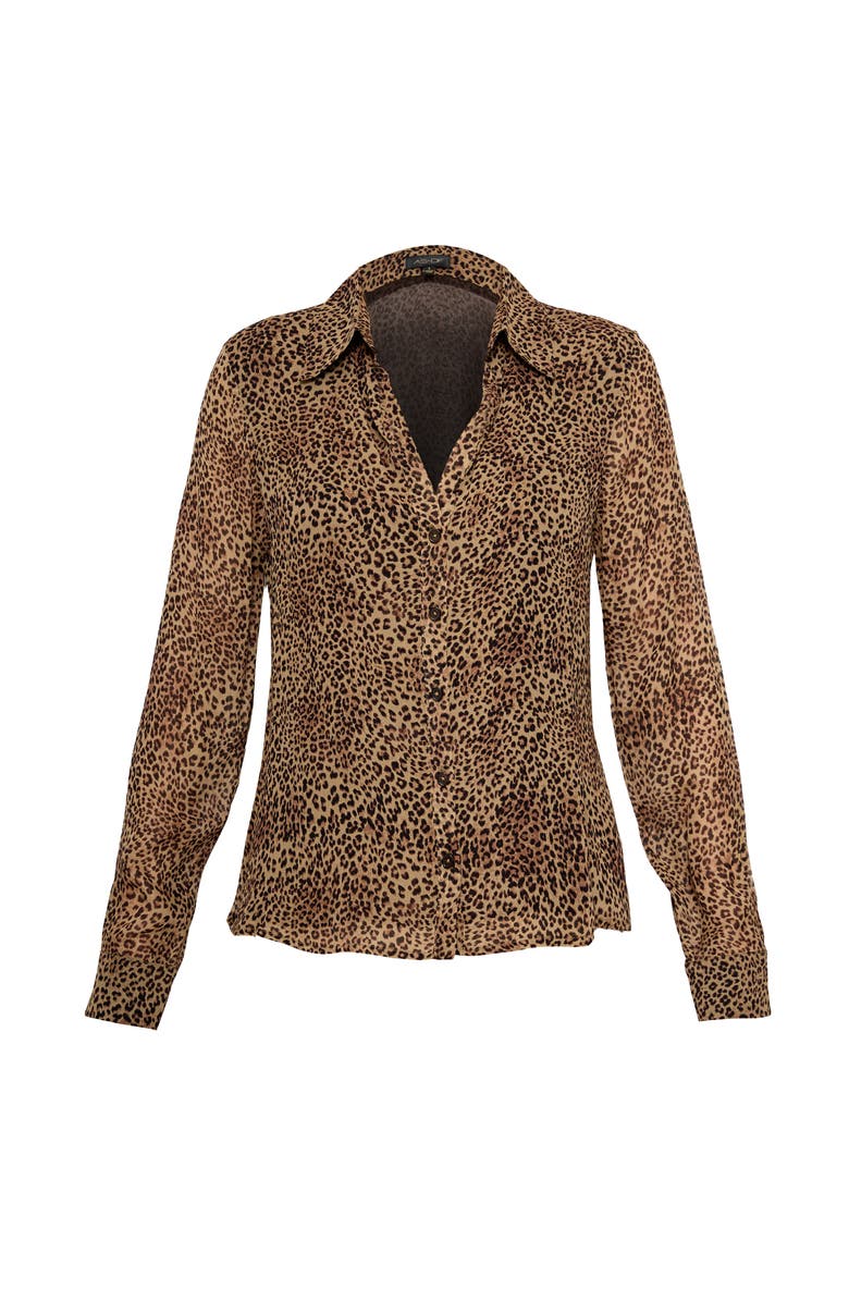 AS by DF Revolution Blouse, Alternate, color, Leopard Print