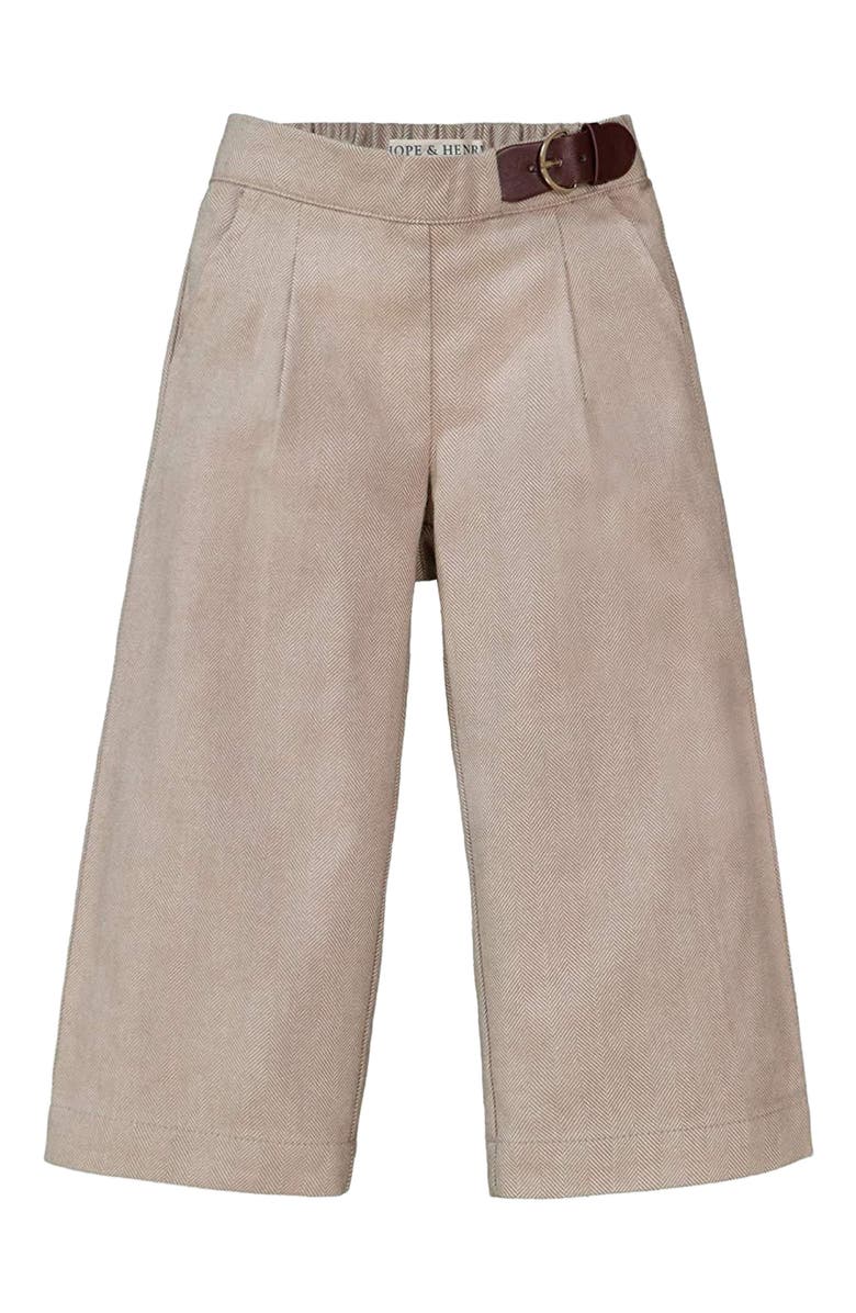 Hope & Henry Baby Girls' Wide Leg Dress Pant, Infant, Main, color,